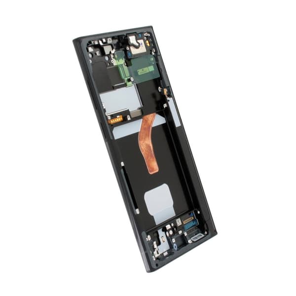 Samsung Galaxy S22 Ultra (SM-S908B) Skärm med LCD Display - Grafit/Blå/Röd