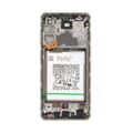 Miniatyrbild 3 av 5: Samsung A72 4G Skärm med LCD Display + Batteri Original - Vit