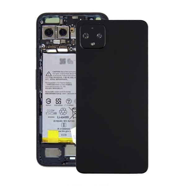 Google Pixel 4 Baksida/Batterilucka OEM - Svart