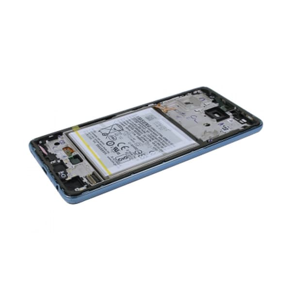Samsung Galaxy A52 4G/5G (SM-A525F) Skärm/Display Original + Batteri Original - Blå