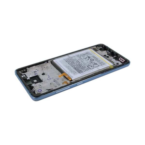 Samsung Galaxy A52 4G/5G (SM-A525F) Skärm/Display Original + Batteri Original - Blå