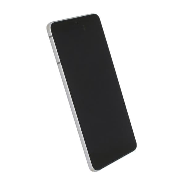 Samsung Galaxy S21 5G Skärm med LCD Display Original + Framkamera Original - Vit