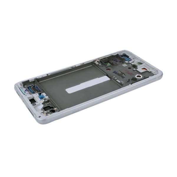 Samsung Galaxy S21 FE Skärm med LCD Display Original - Vit