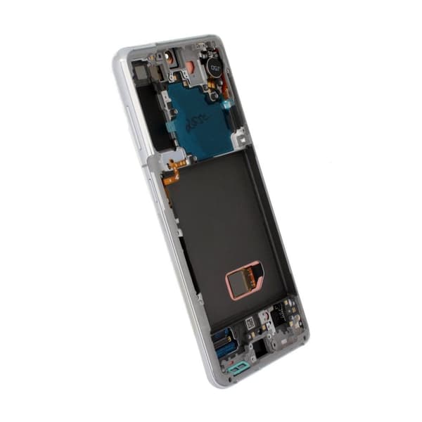 Samsung Galaxy S21 5G Skärm med LCD Display Original - Vit