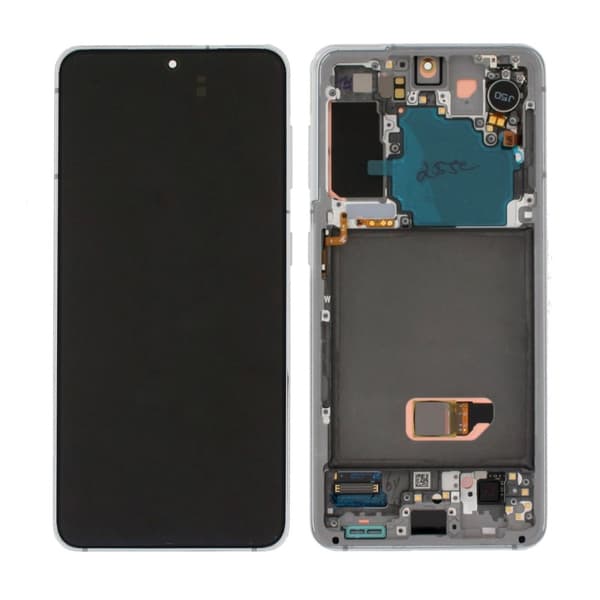 Samsung Galaxy S21 5G Skärm med LCD Display Original - Vit