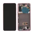 Pikkukuva 3 / 5: Samsung Galaxy S21 5G Skärm med LCD Display Original - Rosa