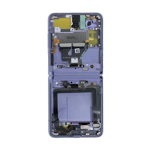Samsung Galaxy Z Flip Skärm med LCD Display Original - Lila