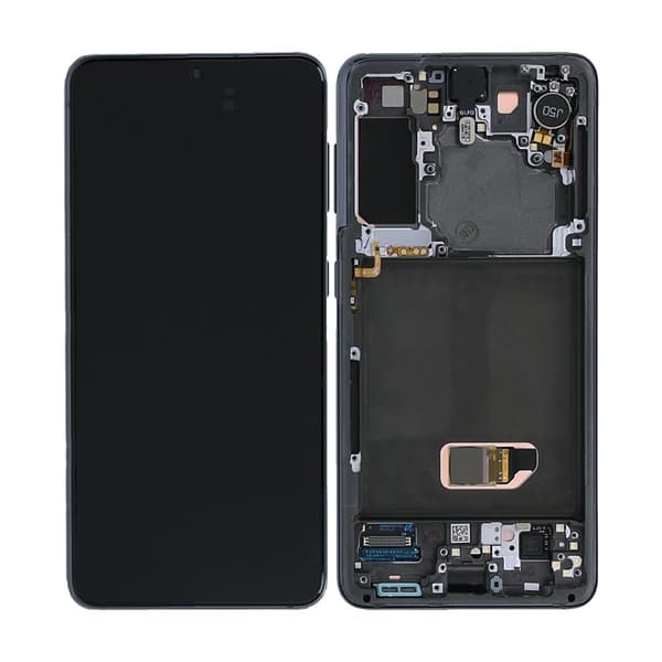 Samsung Galaxy S21 5G Skärm med LCD Display & Kamera Original - Grå