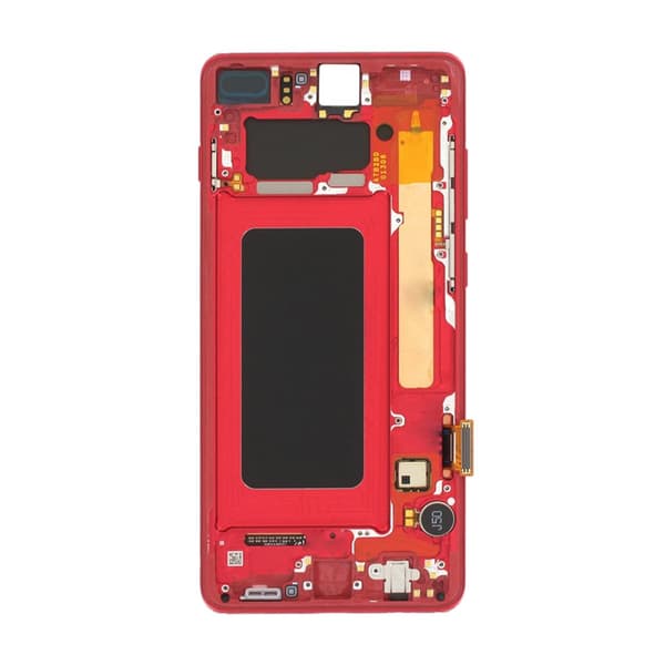 Samsung Galaxy S10 Plus (SM-G975F) Skärm med LCD Display Original - Röd