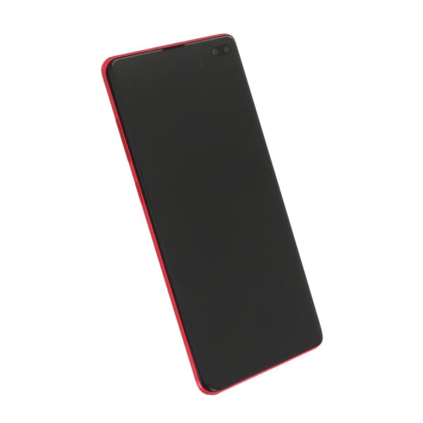 Samsung Galaxy S10 Plus (SM-G975F) Skärm med LCD Display Original - Röd