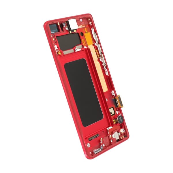 Samsung Galaxy S10 Plus (SM-G975F) Skärm med LCD Display Original - Röd