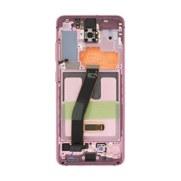 Samsung Galaxy S20 5G (SM-G980F) Skärm med LCD Display Original - Rosa