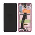 Pikkukuva 1 / 5: Samsung Galaxy S20 5G (SM-G980F) Skärm med LCD Display Original - Rosa