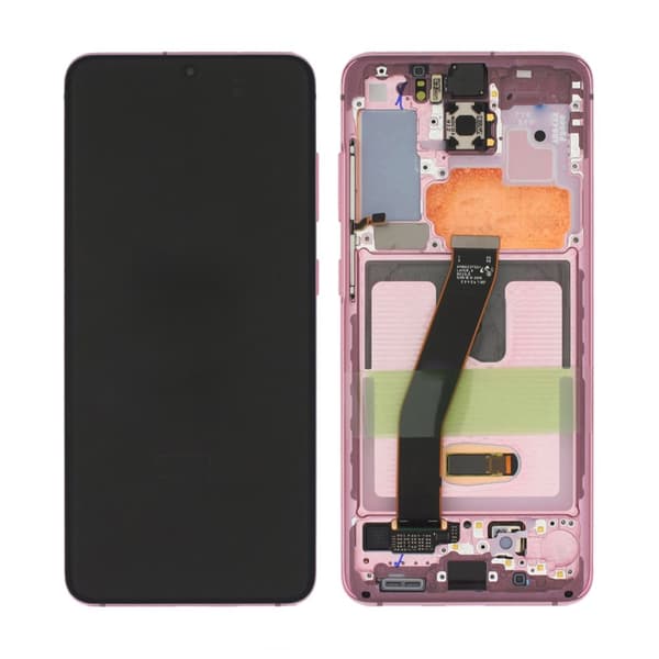 Samsung Galaxy S20 5G (SM-G980F) Skärm med LCD Display Original - Rosa