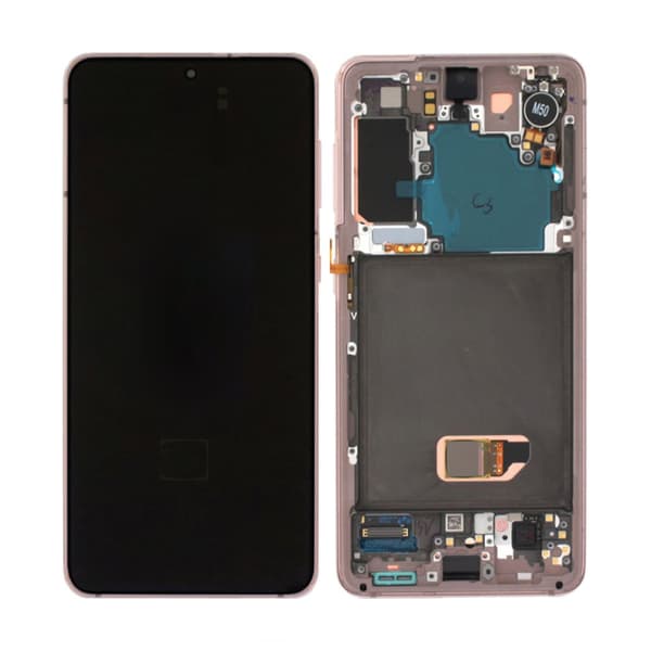 Samsung Galaxy S21 5G Skärm med LCD Display Original - Violett