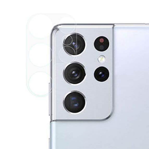 Galaxy S22 Ultra Heltäckande Härdat Glas Kameraskydd Skyddsglas
