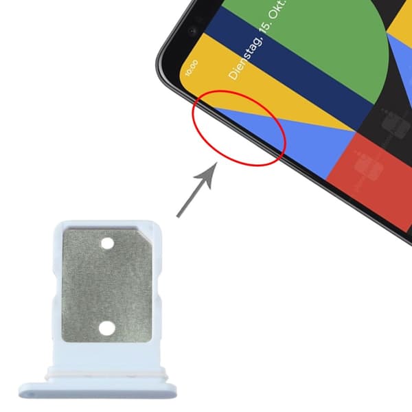 Google Pixel 4A/4A 5G Simkortshållare - Blå