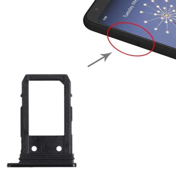 Google Pixel 3A Simkortshållare - Svart