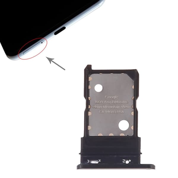 Google Pixel 3XL Simkortshållare - Svart