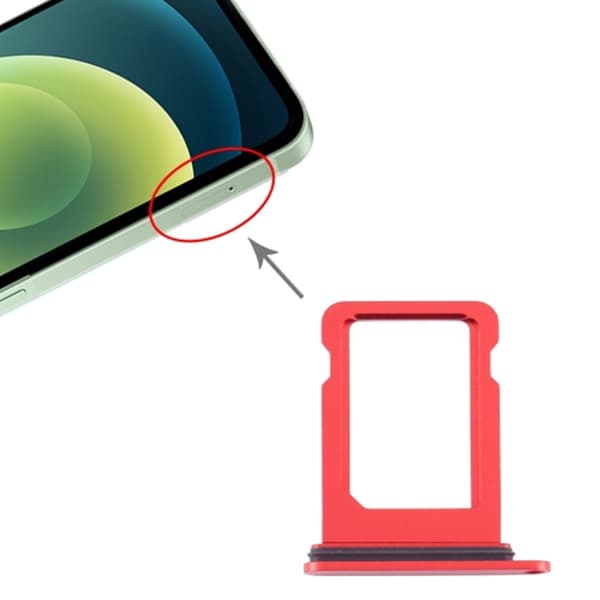 iPhone 12 Simkortshållare - Röd
