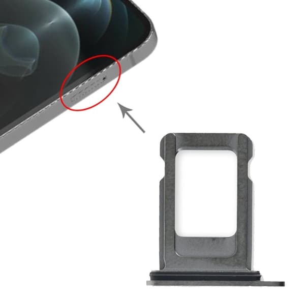 iPhone 12 Pro/12 Pro Max Simkortshållare - Grå
