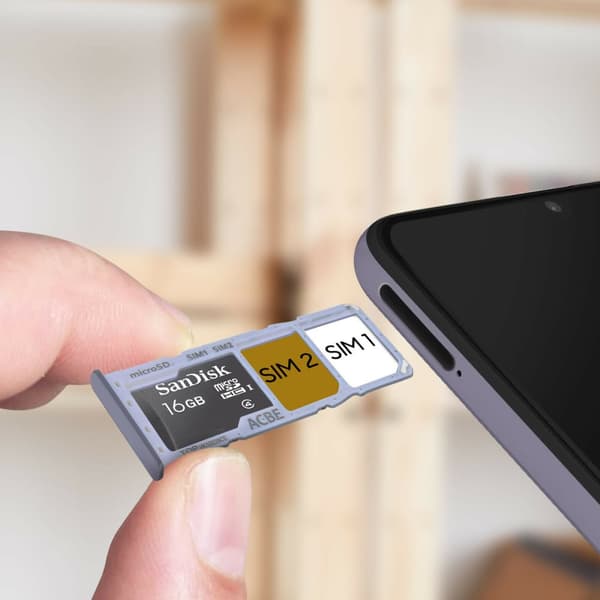 Samsung Galaxy A32 4G Simkortshållare - Lila