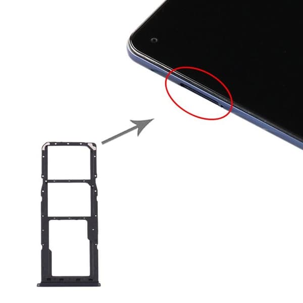 Samsung Galaxy A21s Simkortshållare - Svart