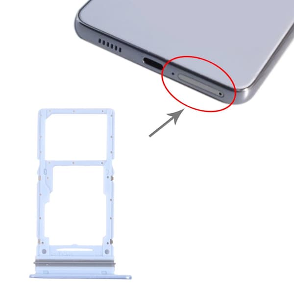 Samsung Galaxy A33 Simkortshållare - Blå