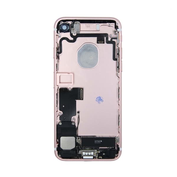 iPhone 7 Baksida med Komplett Ram - Roséguld
