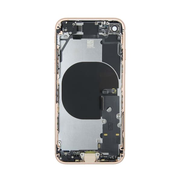 iPhone 8 Baksida med Komplett Ram - Guld