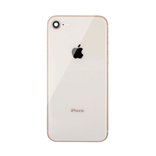 iPhone 8 Baksida med Komplett Ram - Guld