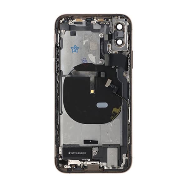 iPhone XS Baksida med Komplett Ram - Guld