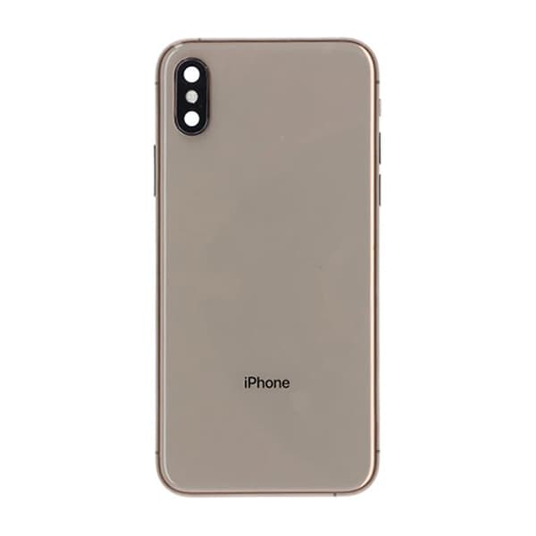 iPhone XS Baksida med Komplett Ram - Guld