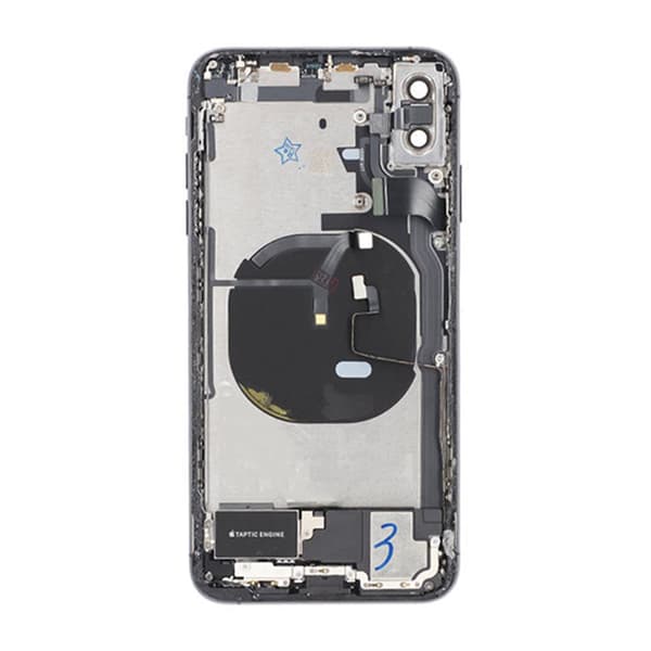 iPhone XS Max Baksida med Komplett Ram - Svart