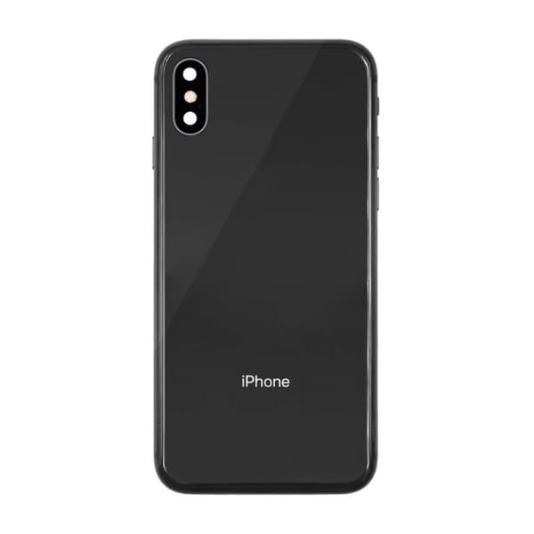 iPhone XS Max Baksida med Komplett Ram - Svart