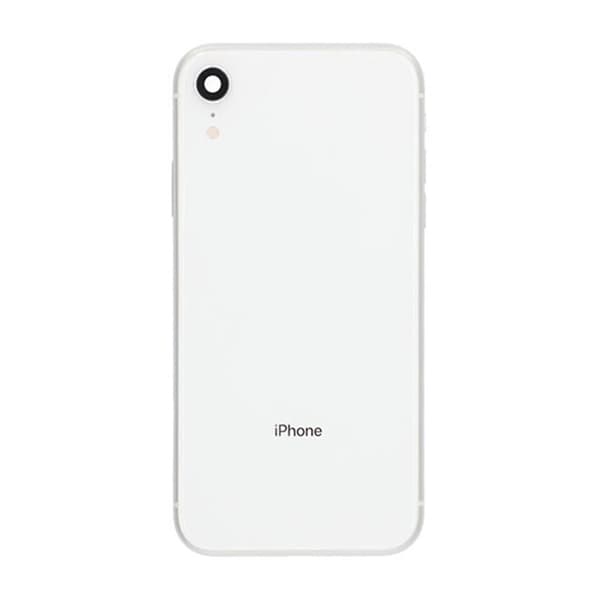 iPhone XR Baksida med Komplett Ram - Vit