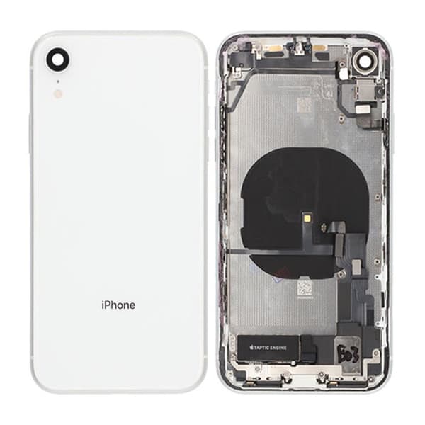 iPhone XR Baksida med Komplett Ram - Vit