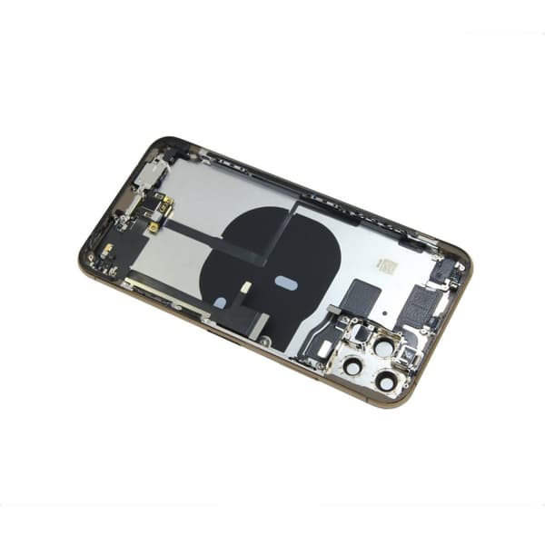 iPhone 11 Pro Max Baksida med Komplett Ram - Guld