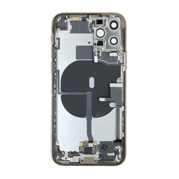 iPhone 11 Pro Baksida med Komplett Ram - Guld