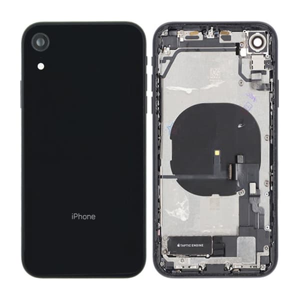 iPhone XR Baksida med Komplett Ram - Svart