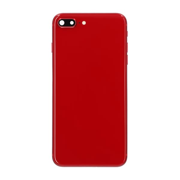 iPhone 8 Plus Baksida med Komplett Ram - Röd