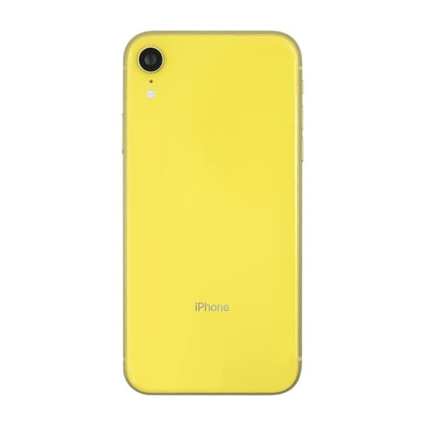 iPhone XR Baksida med Komplett Ram - Gul