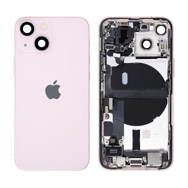 iPhone 13 Mini Baksida med Komplett Ram - Rosa