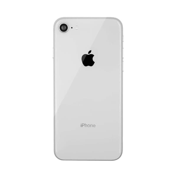 iPhone 8 Baksida med Komplett Ram - Vit