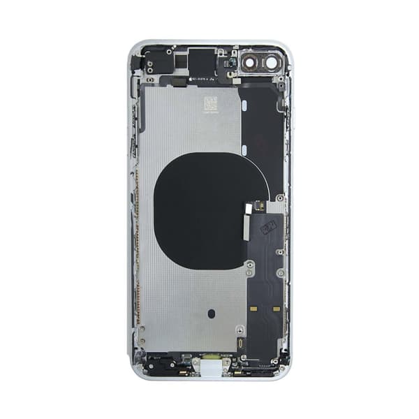 iPhone 8 Plus Baksida med Komplett Ram - Vit