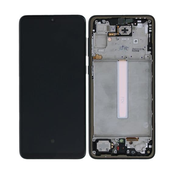 Samsung Galaxy A33 5G Skärm med LCD Display Glas och ram Original – Blå
