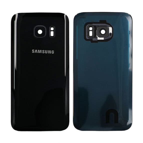 Samsung Galaxy S7 Baksida med tejp och kameraglas – Svart