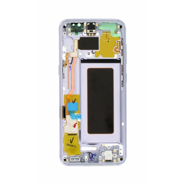 Samsung Galaxy S8 Originalskärm Display Glas med ram – Violett