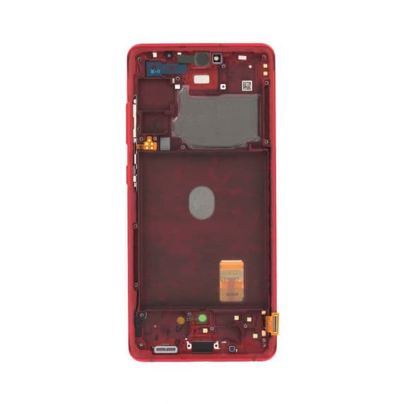Samsung Galaxy S20 FE 4G Original Skärm Display Glas – Röd