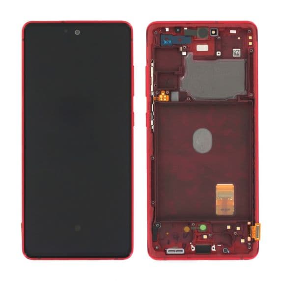 Samsung Galaxy S20 FE 4G Original Skärm Display Glas – Röd